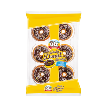 713772 Oelz Party Donut Kuechlein, Feiner Ruehrkuchen, 6 Stueck, 150g